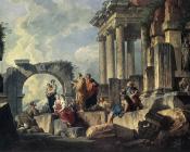 乔万尼保罗帕尼尼 - Apostle Paul Preaching On The Ruins